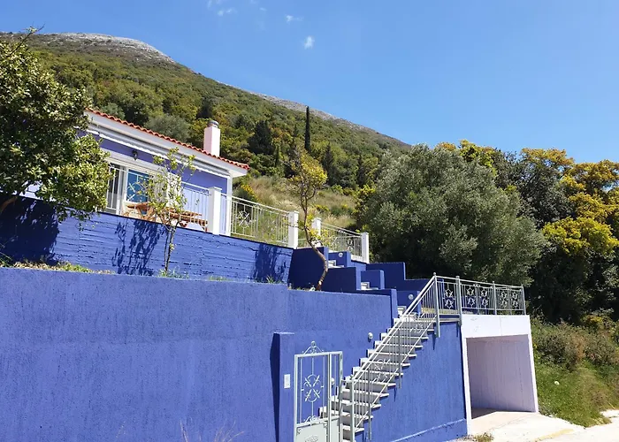 Ionian Blue House 3br Retreat Near Myrtos Casa vacanze Andipáta